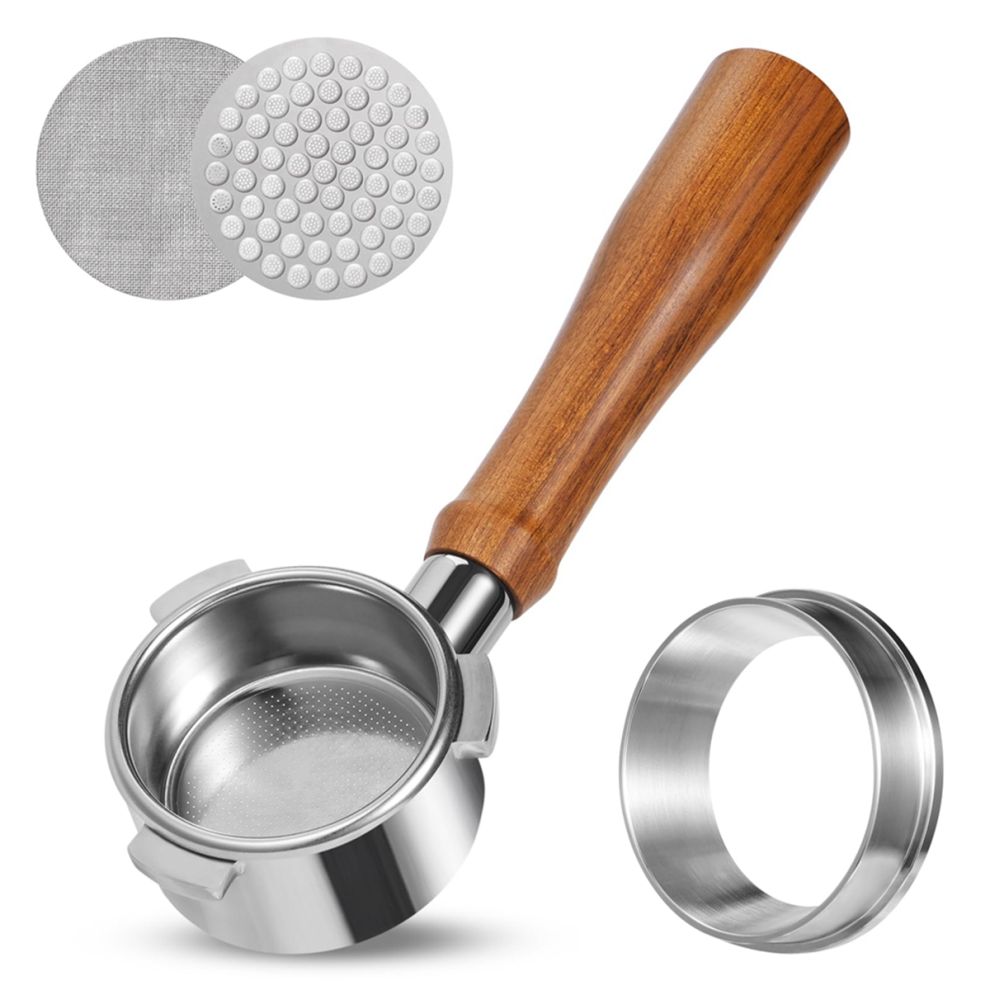 54Mm Bodemloze Portafilter, Professionele Espresso Portafilter Met Filter-image