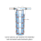 10 st universella vattenfilter PP bomull sedimentfilter polypropylen 8