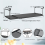 Adjustable Under Cabinet Shelf, Under Desk Storage Long Clips for Offi 5