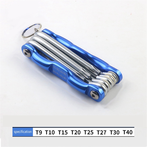 Folding Hex Key Box End Wrench Set Flat Ball Head Spanner Key Set Repa 2