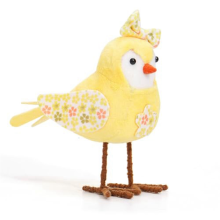 Easter Plush Bird Dolls Holiday Standing Bird Figurine Ornaments with