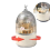 Rotating Makeup Brush Holder Organizer with Lid 360Rotating Dustproof 3