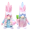 Easter Gnome Bunny - 2Pcs Handmade Swedish Tomte Plush Rabbits with Ea 1