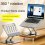Laptop Stand Foldable 360 Rotatable Notebook Holder Liftable Aluminum 6