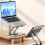 Laptop Stand Foldable 360 Rotatable Notebook Holder Liftable Aluminum 1