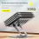 Laptop Stand Foldable 360 Rotatable Notebook Holder Liftable Aluminum 8