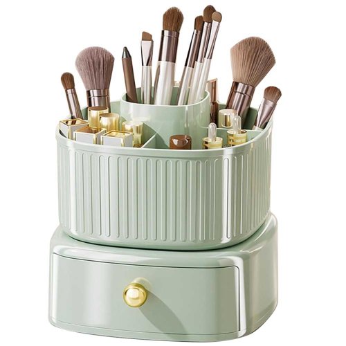 360 Rotating Makeup Organizer Big Capacity Spinning Cosmetic Organize