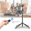 185cm Bluetooth Selfie Stick Aluminum Alloy Stand Handheld Stabilizer 4