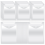 50Pcs Clear Plastic Envelopes with Snap Button Stamp and Die Storage P 1