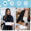 50Pcs Clear Plastic Envelopes with Snap Button Stamp and Die Storage P 5