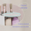 Makeup Brush Holder Makeup Brush Organizer with 2 Slot, 3-Layer Rotati 3