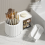 Makeup Brush Holder Organizer with 2 Drawers,360 Rotating Makeup Orga 6
