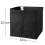 6Pcs Storage Cubes Felt Fabric Cube Storage Bins Collapsible Storage B 3