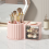 Makeup Brush Holder Organizer with 2 Drawers,360 Rotating Makeup Orga 8