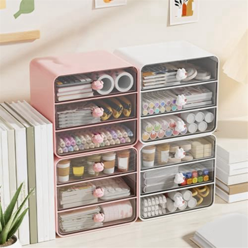 3 Tiers Makeup Organizer Holder Cosmetic Storage Box, Bathroom Counter 2