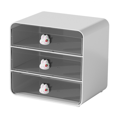 3 Tiers Makeup Organizer Holder Cosmetic Storage Box, Bathroom Counter