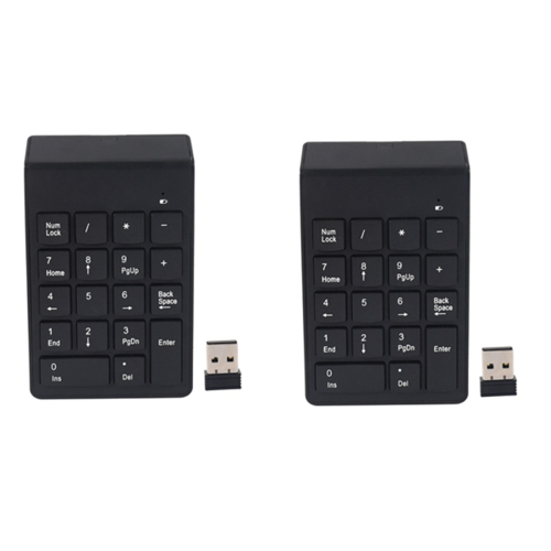 18 Keys Wireless USB Number Pad Keyboard with 2.4G Mini USB Numeric Re 2