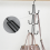 White Handbag Storage Hanger Metal Rotatable Hook for Organizing and S 6