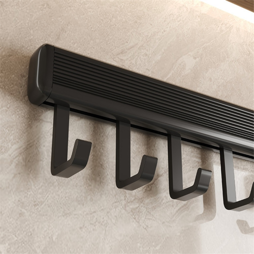 8-Hooks Kitchen Hook Rack Wall Mounted Hangers Rack Spoon Shovel Chopp 2