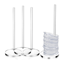 3 Pcs Acrylic Tumbler Lid Organizer for Cabinet Space Saving Vertical
