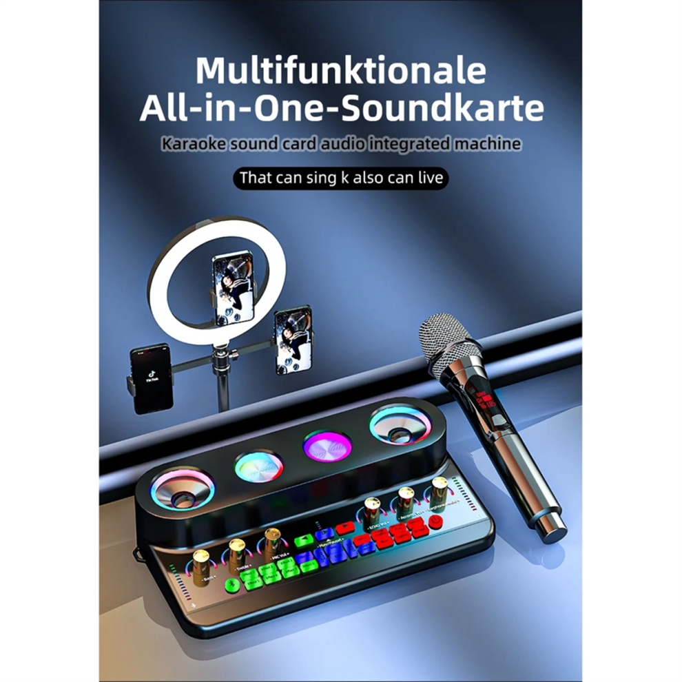 S20 Professional Audio Sound Card With Customize Sound Module Music Ca