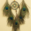 Handmade DreamCatcher Double Ring Circular Net Peacock Feather Wind Ch 5
