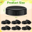 30 Pcs Multipurpose Mason Jar Plastic Lids (70mm) with Rubber Seal - P 5