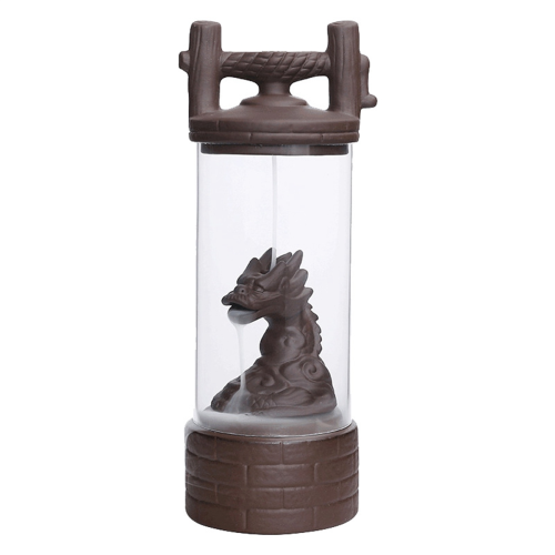 B Ceramic Incense Holder, Backflow Incense Burner Figurine Incense Con