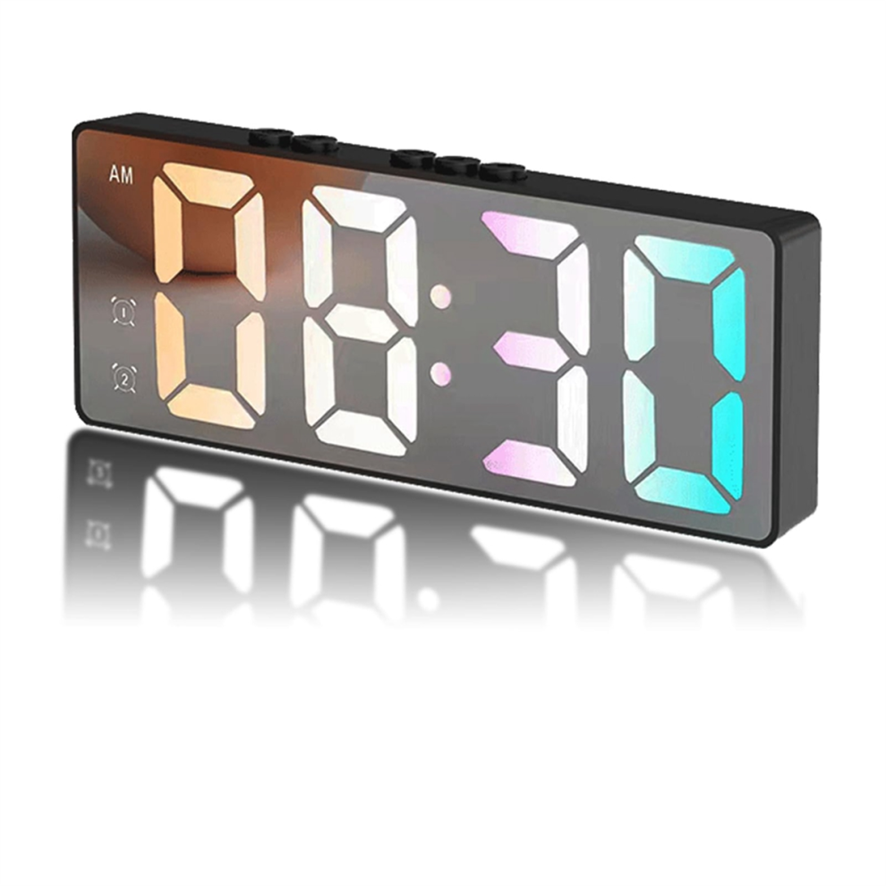 Colorful Alarm Clock For Kids - Digital Alarm Clocks Bedside For Bedro Typecat