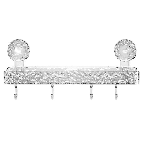 Light Luxury Style Punch-Free Storage Rack, Shower Organizer Suction, 1
