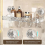 Light Luxury Style Punch-Free Storage Rack, Shower Organizer Suction, 6
