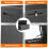 100 Gallon Resin Deck Box, Lockable Patio Outdoor Storage Box  - Grey 4