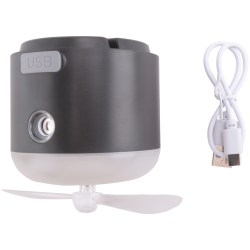 Mini USB Camping Fan Chargeable Operated Remote Control Portable LED L 2