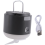 Mini USB Camping Fan Chargeable Operated Remote Control Portable LED L 4