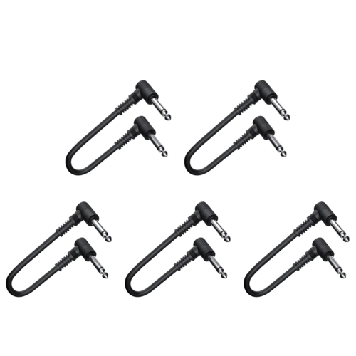 st pedalkablar musikinstrument patchkabel 15 cm elgitarr E