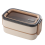 Double Layer Stainless Steel Microwaveable Bento Box Leak-Proof Lunch 1