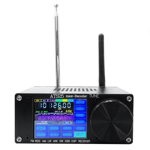 4.17 Air ATS25 Max Decoder Fullbandsradiomottagare FM RDS AM LV MV SV 1