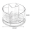 Makeup Brush Holder Organizer, 360 Rotating Makeup Brush Organizer, 5 6