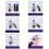 5Pcs Digital Battery Tester LCD Display AA/AAA/9V/1.5V Button Cell Bat 5