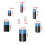 5Pcs Digital Battery Tester LCD Display AA/AAA/9V/1.5V Button Cell Bat 4