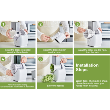 Electric Cheese Grater Detachable Electric Salad Maker for Home Kitche