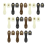 12 Pack Leather Snap Buckles Bag Straps Button String Sewing on Leathe 2