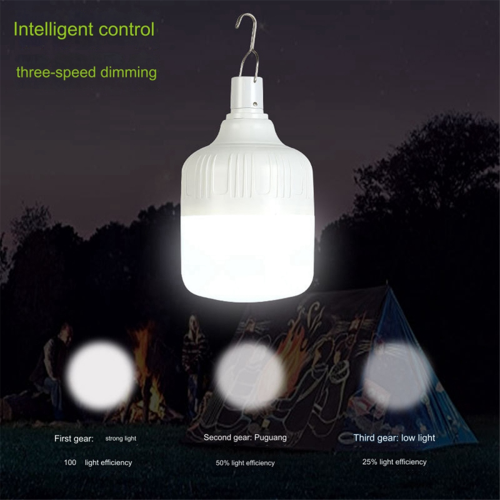 Rechargeable Bulb Portable Camping Light Bulb Emergency Lighting Flash 2
