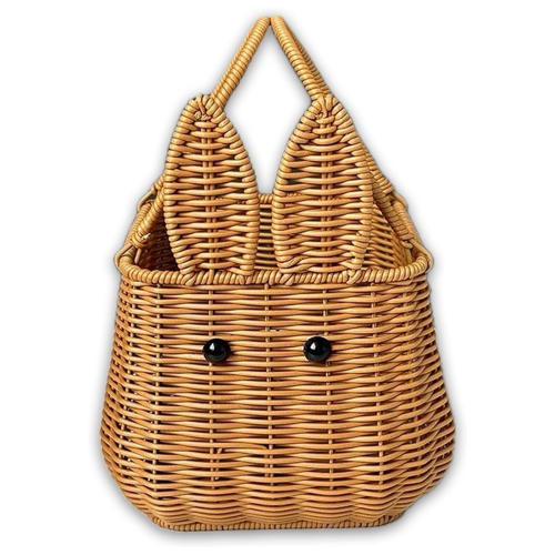 Rabbit Easter Egg Handwoven Gift Basket Picnic Basket Fruit Storage Ba 1
