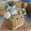 Rabbit Easter Egg Handwoven Gift Basket Picnic Basket Fruit Storage Ba 7