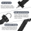 10 PCS Gate Handle for Electric Fence, Insulated Spring Tension, Repla 4