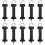 10 PCS Gate Handle for Electric Fence, Insulated Spring Tension, Repla 2