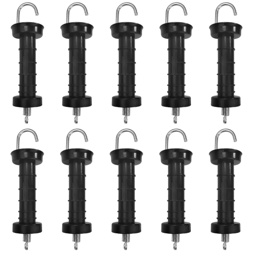 10 PCS Gate Handle for Electric Fence, Insulated Spring Tension, Repla 1
