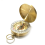 Classic Pocket Style Copper Clamshell Glow Compass, Waterproof Luminou 2