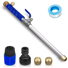 Hydro Jet Washer High Pressure Power Washer Wand Water Hose with 2 Hos